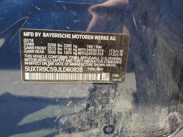 5UXTR9C59JLD60836 BMW X3 Xdrive30i