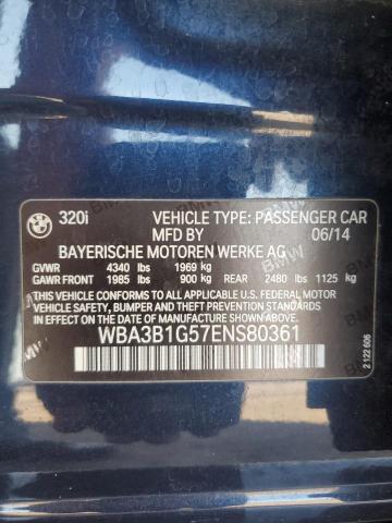 WBA3B1G57ENS80361 BMW 320 I