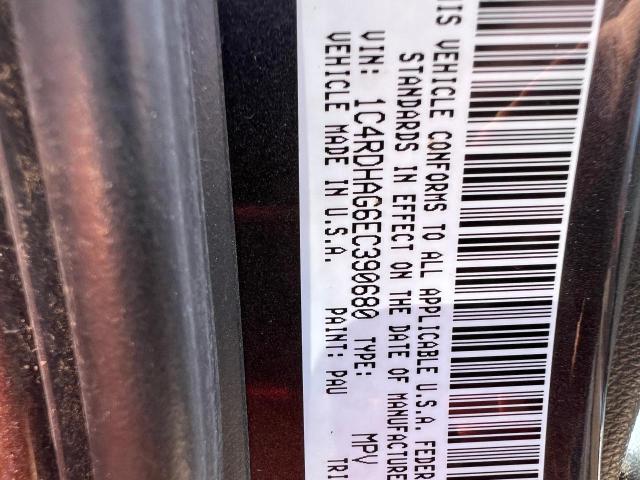 1C4RDHAG6EC390680 Dodge Durango Sxt