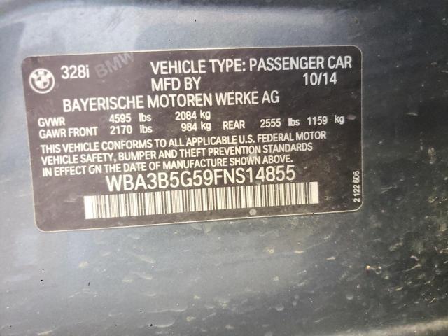 WBA3B5G59FNS14855 BMW 328 Xi Sulev