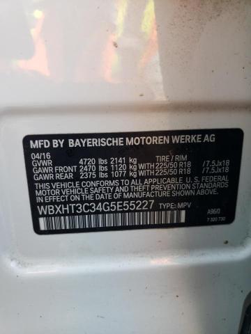 WBXHT3C34G5E55227 BMW X1 Xdrive28i