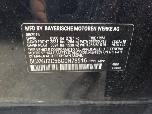 5UXKU2C56G0N78516 BMW X6 Xdrive35i