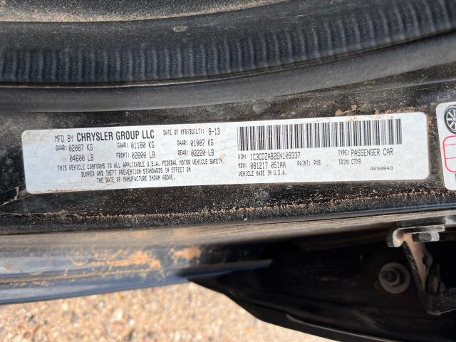 1C3CDZAB2EN109337 Dodge AVENGER SE