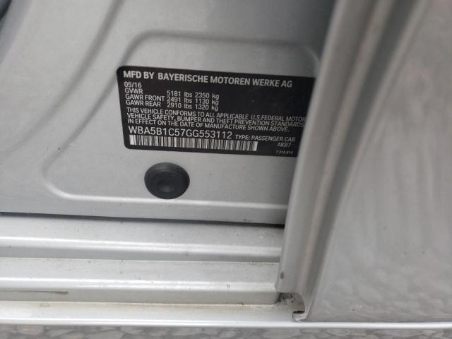 WBA5B1C57GG553112 BMW 535 I