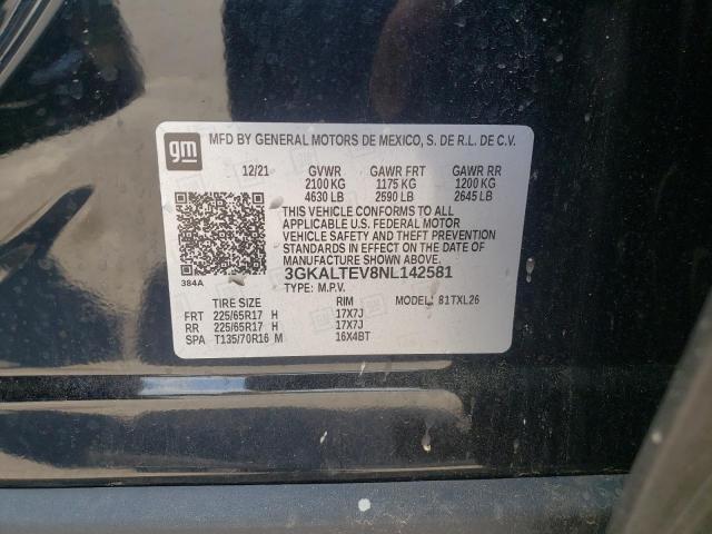3GKALTEV8NL142581 GMC Terrain Sle