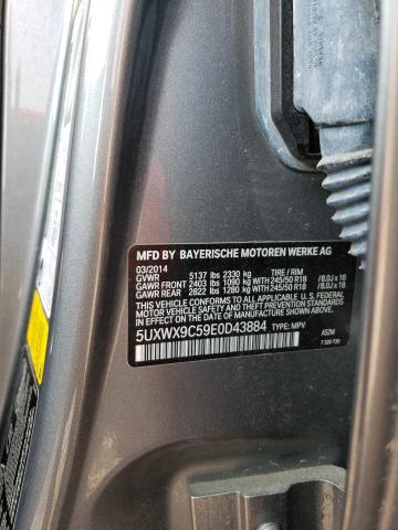 5UXWX9C59E0D43884 BMW X3 Xdrive28i