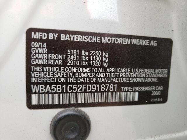 WBA5B1C52FD918781 BMW 535 I