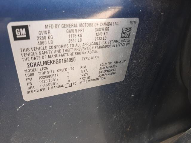2GKALMEK6G6164095 GMC Terrain Sle