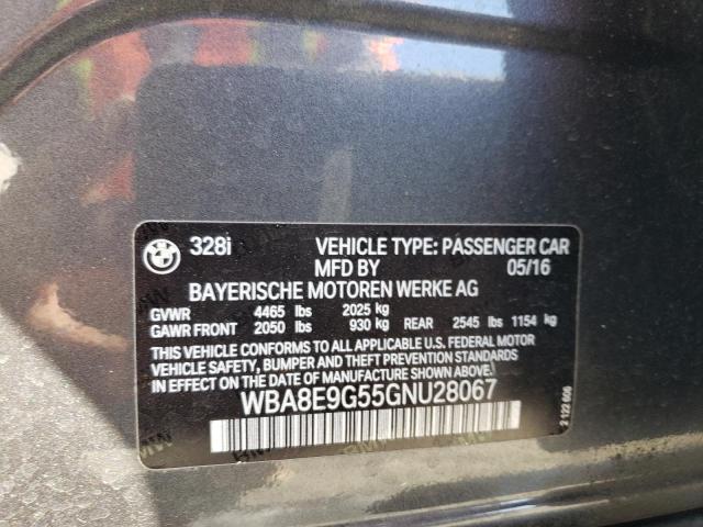 WBA8E9G55GNU28067 BMW 328 I Sulev