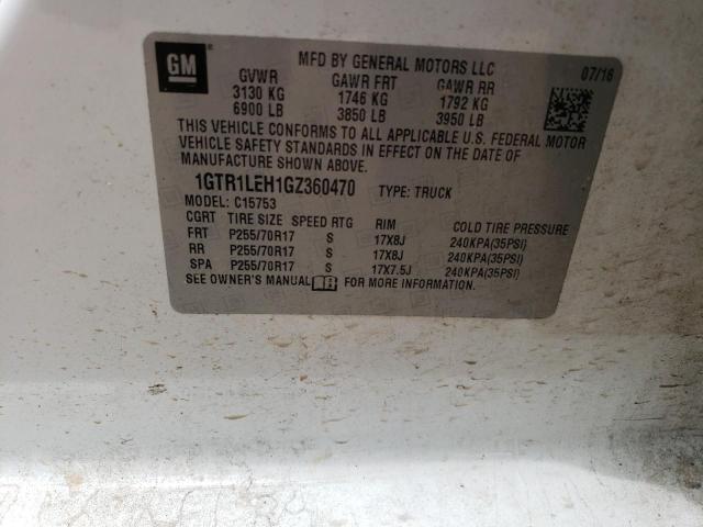 1GTR1LEH1GZ360470 GMC Sierra C1500