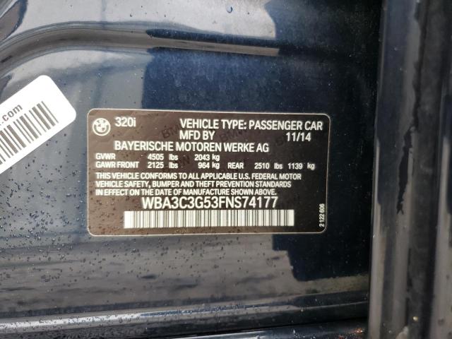 WBA3C3G53FNS74177 BMW 320 I Xdrive