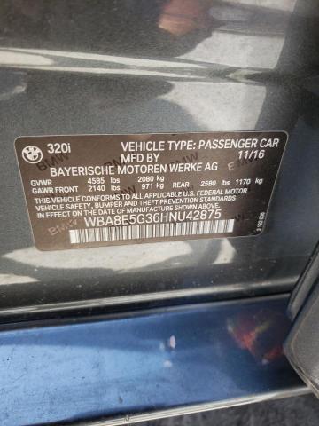 WBA8E5G36HNU42875 BMW 320 XI