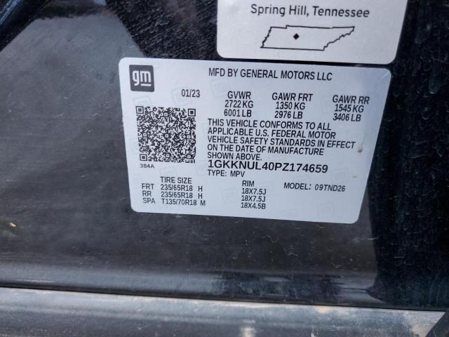 1GKKNUL40PZ174659 GMC ACADIA SLT