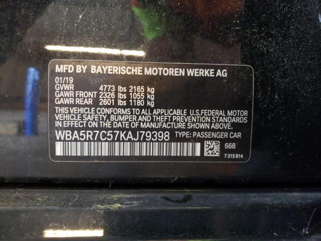 WBA5R7C57KAJ79398 BMW 330XI