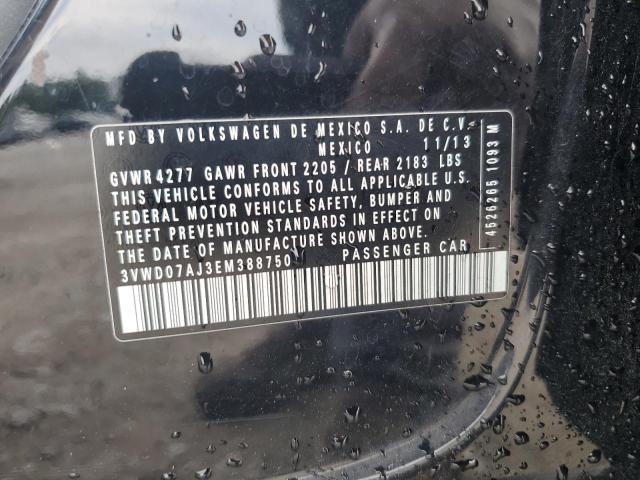 3VWD07AJ3EM388750 Volkswagen JETTA SE