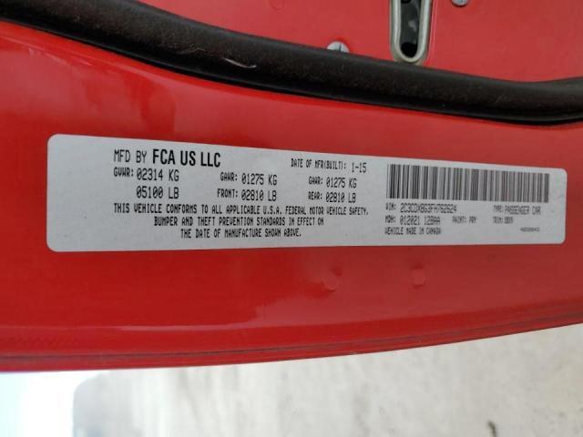 2C3CDXBG3FH762624 Dodge Charger Se