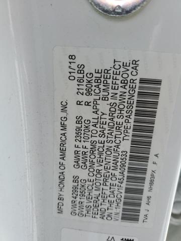1HGCV1F45JA090533 Honda ACCORD EX