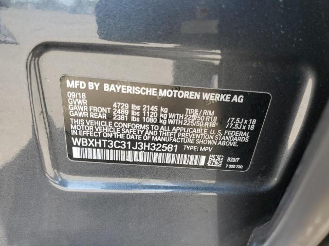 WBXHT3C31J3H32581 BMW X1 Xdrive28i