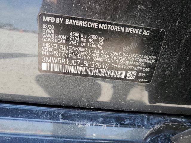 3MW5R1J07L8B34916 BMW 330I