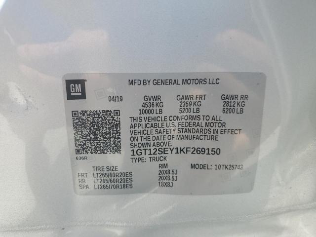 1GT12SEY1KF269150 GMC Sierra K2500 Denali