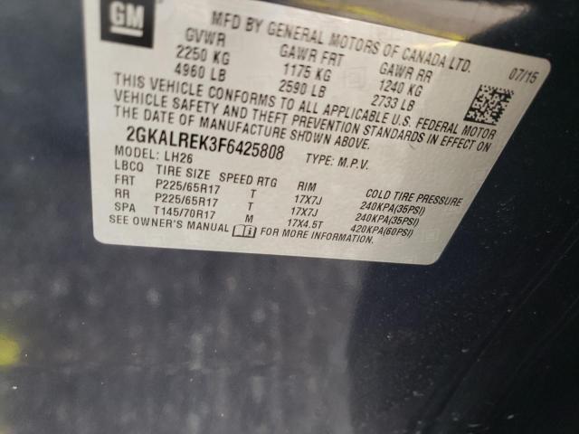 2GKALREK3F6425808 GMC Terrain Sle