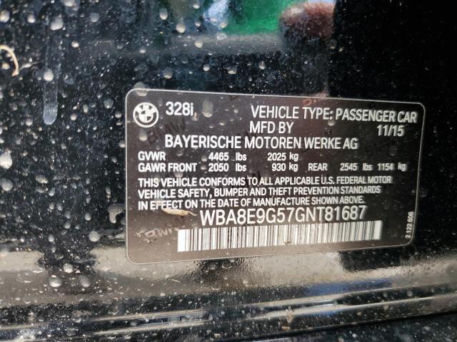 WBA8E9G57GNT81687 BMW 328 I Sulev