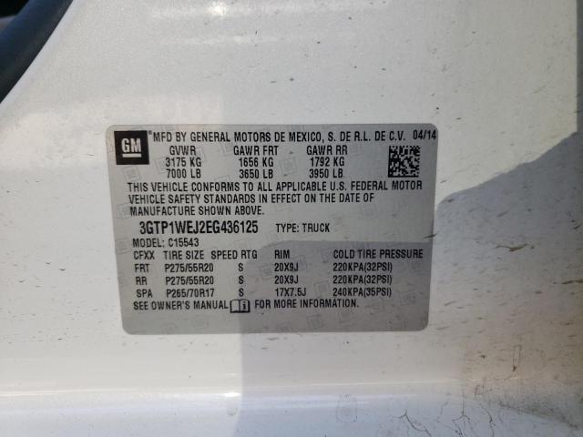 3GTP1WEJ2EG436125 GMC Sierra C1500 Denali