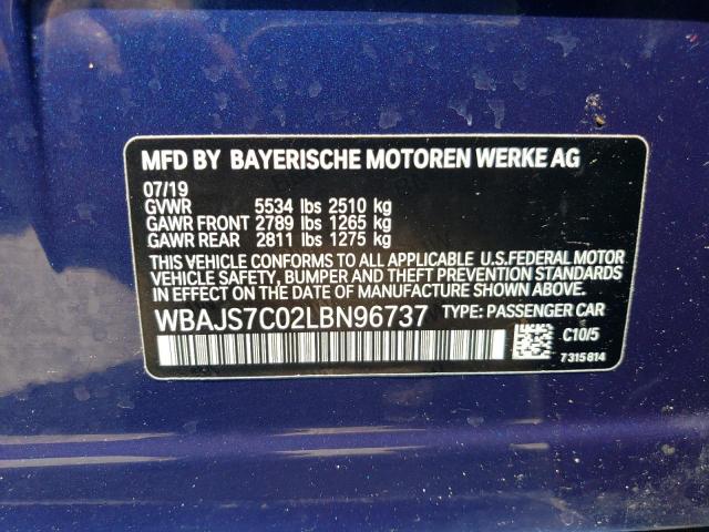 WBAJS7C02LBN96737 BMW M550xi