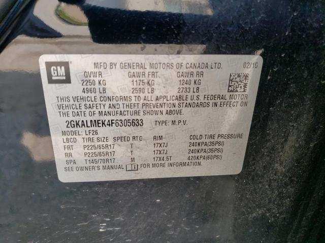 2GKALMEK4F6305633 GMC Terrain Sle