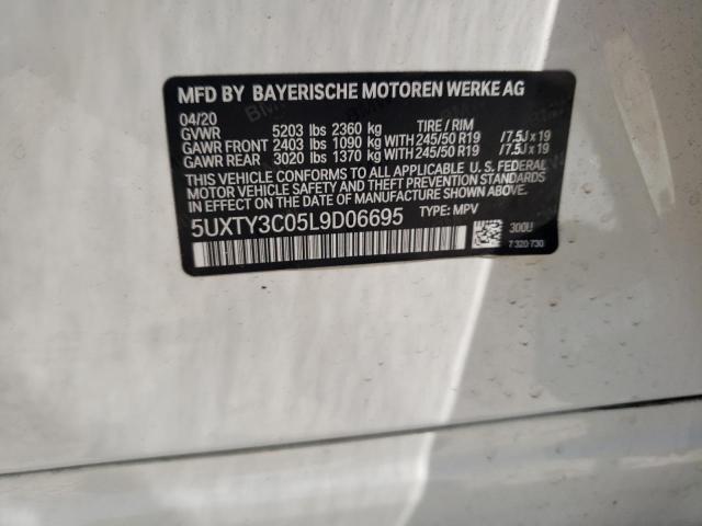 5UXTY3C05L9D06695 BMW X3 Sdrive30i