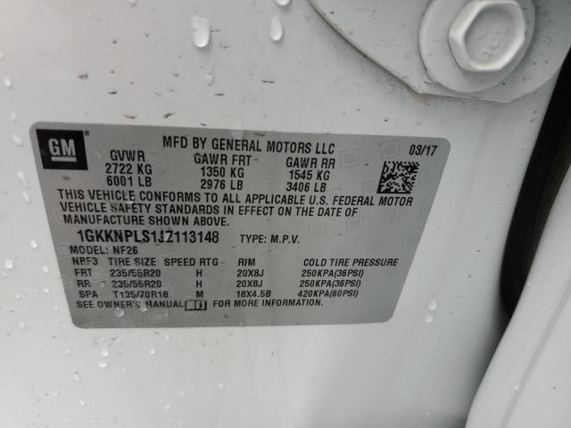 1GKKNPLS1JZ113148 GMC Acadia Denali