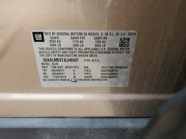 3GKALMEV7JL346997 GMC Terrain Sle