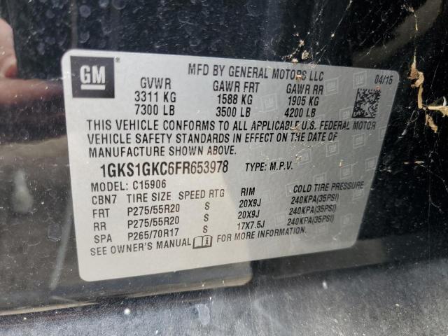 1GKS1GKC6FR653978 GMC Yukon Xl C1500 Sle