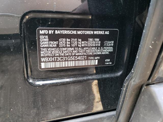 WBXHT3C31G5E54021 BMW X1 Xdrive28i