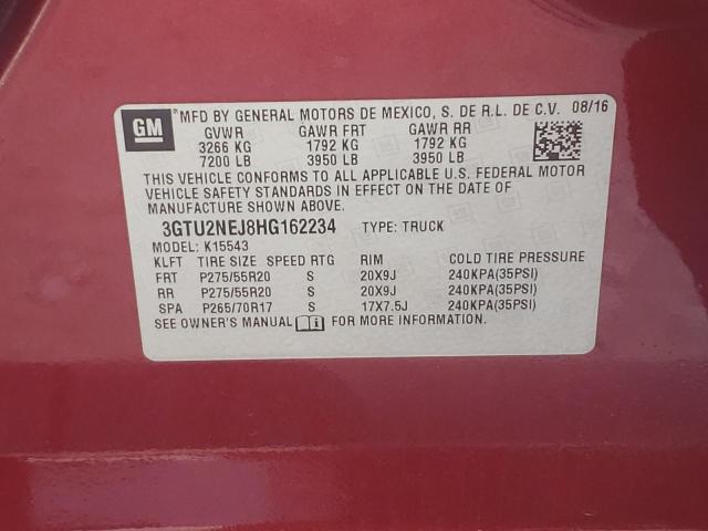 3GTU2NEJ8HG162234 GMC Sierra K1500 Slt