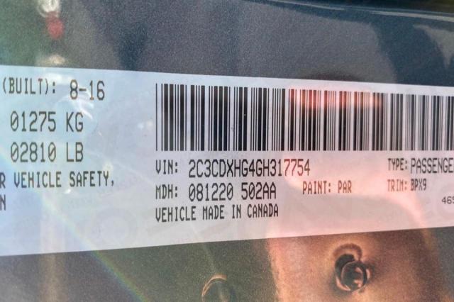 2C3CDXHG4GH317754 Dodge Charger Sxt