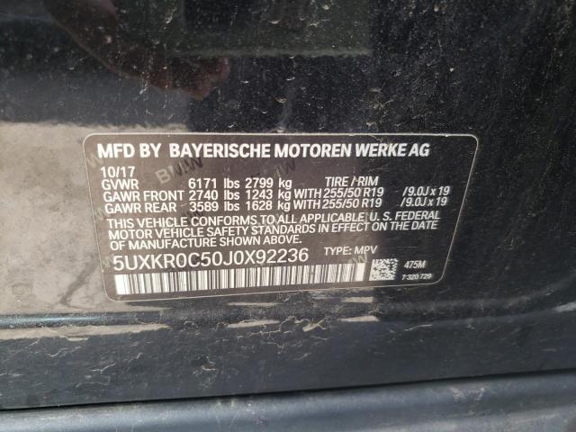 5UXKR0C50J0X92236 BMW X5 Xdrive35i