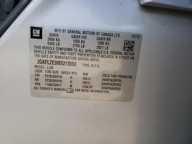 2GKFLZE38E6213550 GMC Terrain Denali