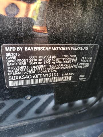 5UXKS4C50F0N10101 BMW X5 Xdrive35d