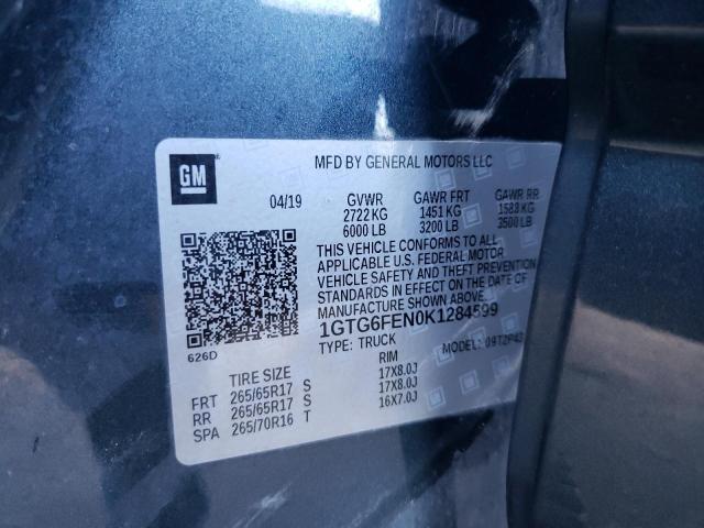 1GTG6FEN0K1284599 GMC Canyon All Terrain