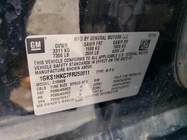 1GKS1HKC7FR250811 GMC Yukon Xl C1500 Slt