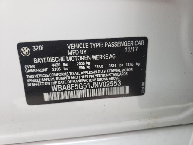 WBA8E5G51JNV02553 BMW 320 XI