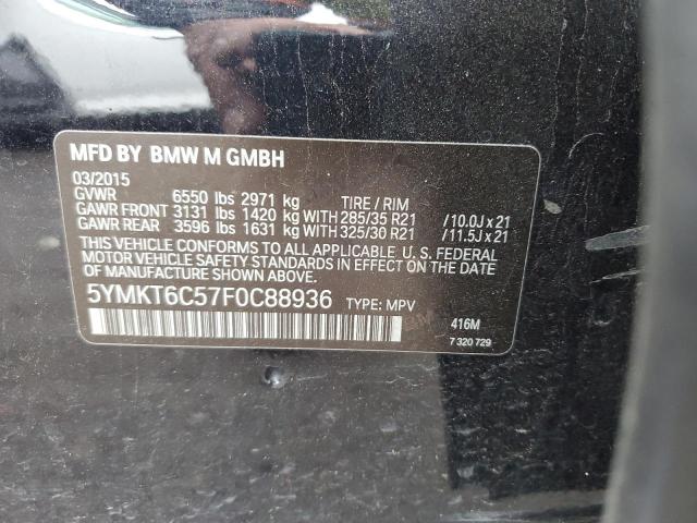 5YMKT6C57F0C88936 BMW X5 M