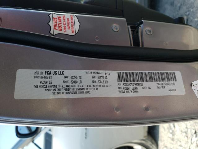 2C3CDXCTXFH776032 Dodge CHARGER R/T