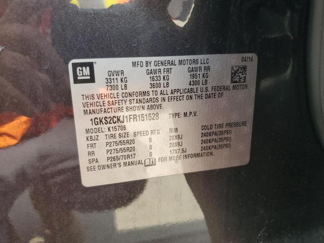 1GKS2CKJ1FR151528 GMC YUKON DENALI