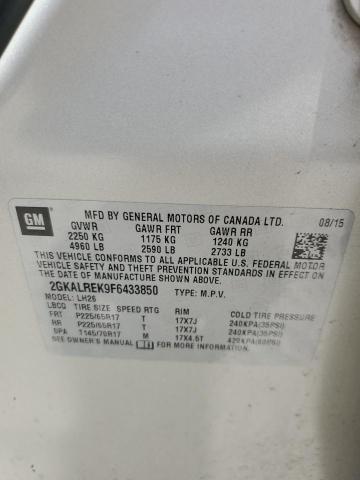 2GKALREK9F6433850 GMC Terrain Sle