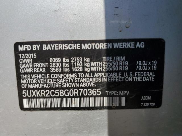 5UXKR2C58G0R70365 BMW X5 Sdrive35i