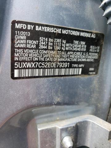 5UXWX7C52E0E79391 BMW X3 Xdrive35i