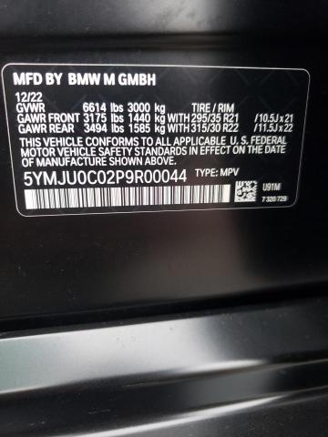 5YMJU0C02P9R00044 BMW X5 M