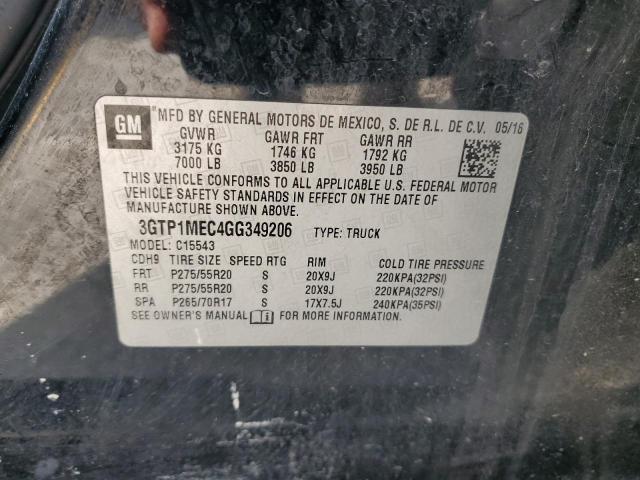 3GTP1MEC4GG349206 GMC Sierra C1500 Sle